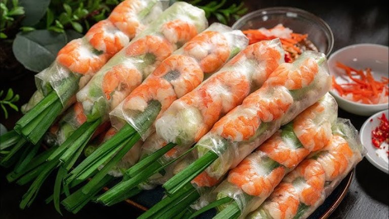 Gỏi Cuốn Tôm Thịt Tươi Ngon, Bí Quyết Pha Nước Chấm Chuẩn Vị Miền  Nam | Spring Roll Recipe