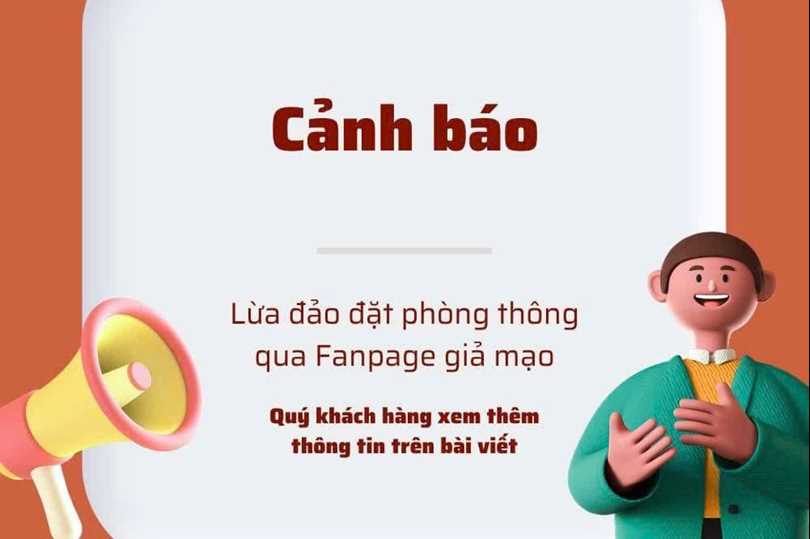 CẢNH BÁO LỪA ĐẢO ĐẶT PHÒNG KHÁCH SẠN QUA FANPAGE GIẢ MẠO